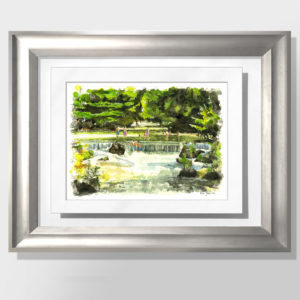 ORIGINAL 047a Eisbach schwimmen